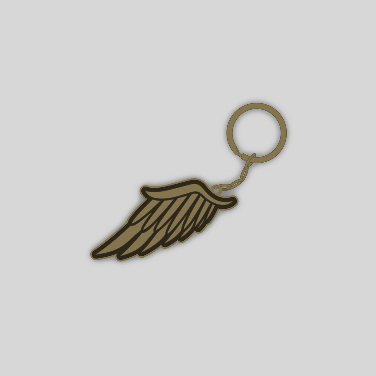 【YEGG】Wing keyring (2colors) Articulated Baby Crystal Winged Dragon Keychain, 3D Printed
