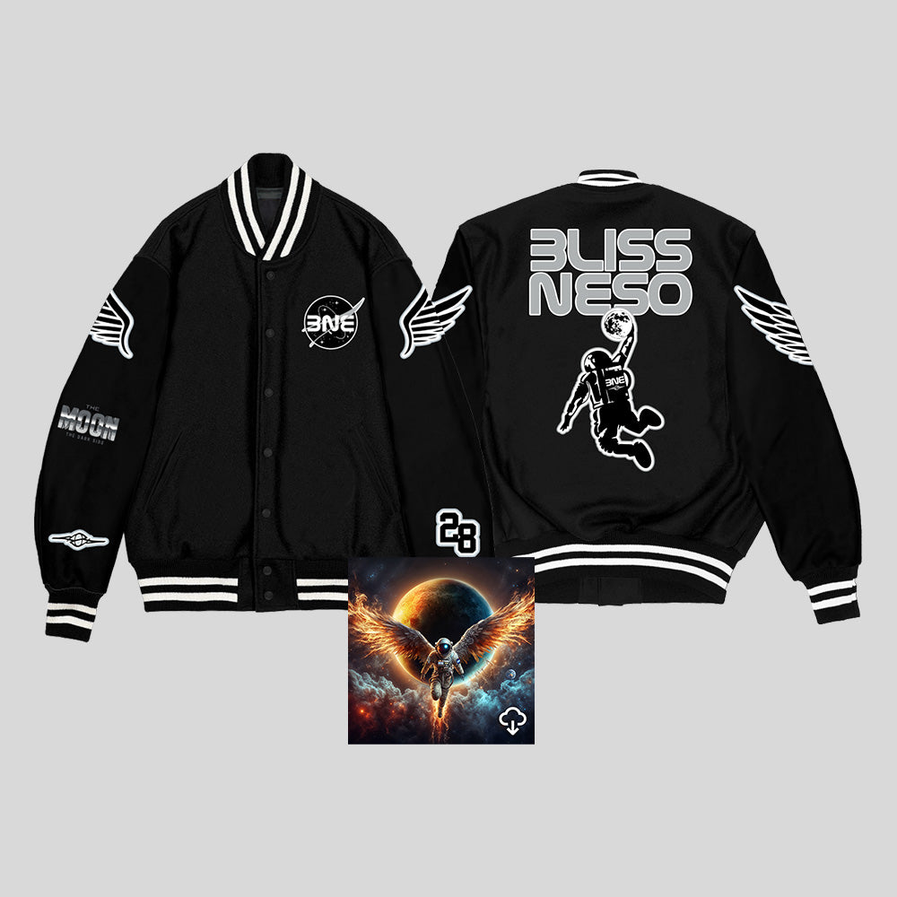 信頼への信頼 The Moon (The Dark Side) Varsity Jacket + Digital Download ジャケット・アウター