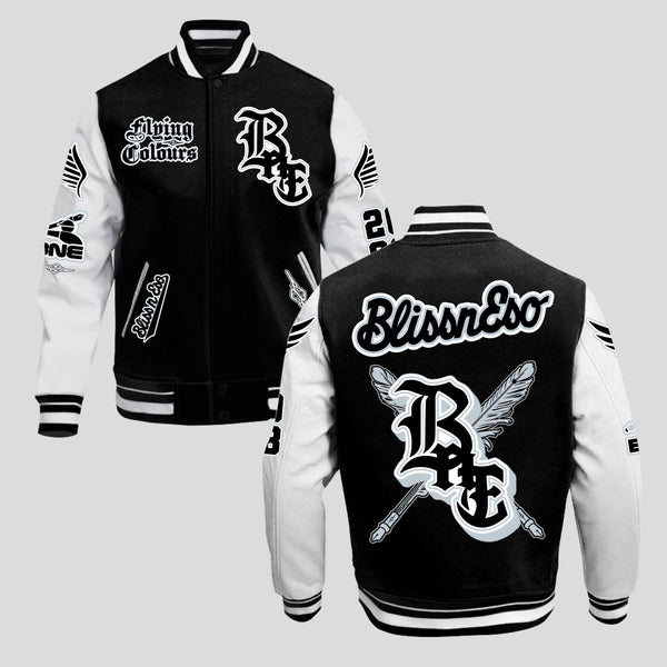 Flying Colours 15th Anniversary Limited Edition Black Varsity Jacket product image
