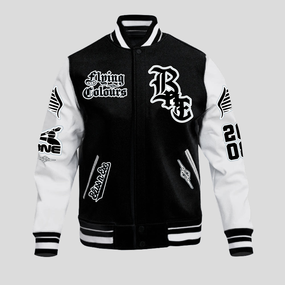 Flying Colours 15th Anniversary Limited Edition Black Varsity Jacket ...